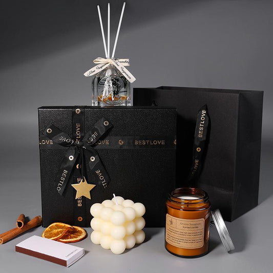 Coffret cadeau bougie d’aromathérapie