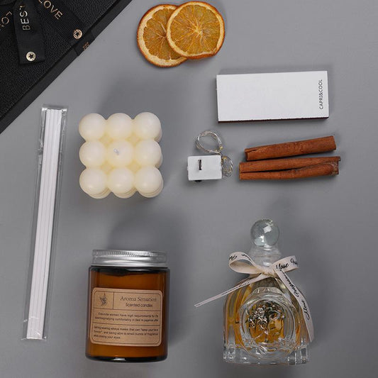 Coffret cadeau bougie d’aromathérapie